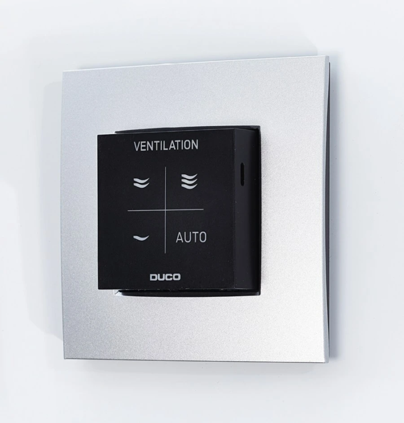 Vocht Ruimtesensor RF/Wired Zwart
